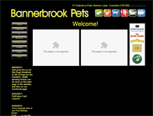 Tablet Screenshot of bannerbrookpets.com